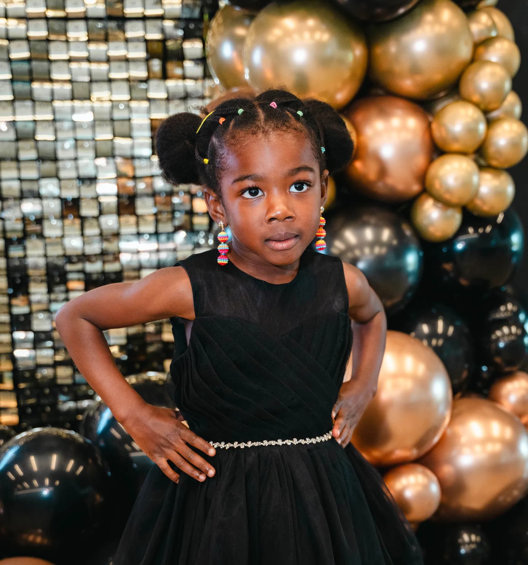 Portraits of children at the party at BJ’s 40th birthday party.