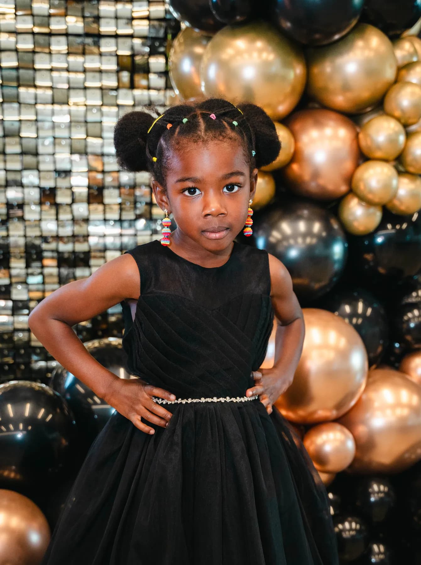 Portraits of children at the party at BJ’s 40th birthday party.