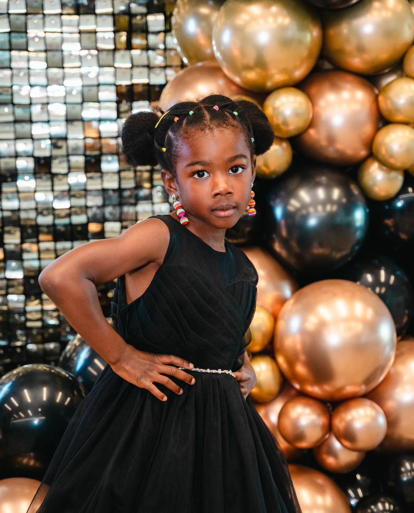 Portraits of children at the party at BJ’s 40th birthday party.