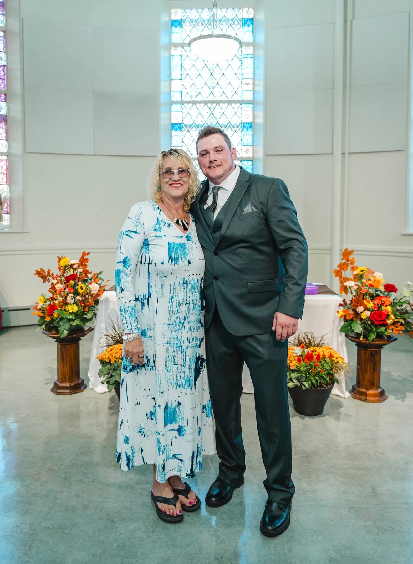 Portraits of reception guests at Kody and Jaz’s wedding.