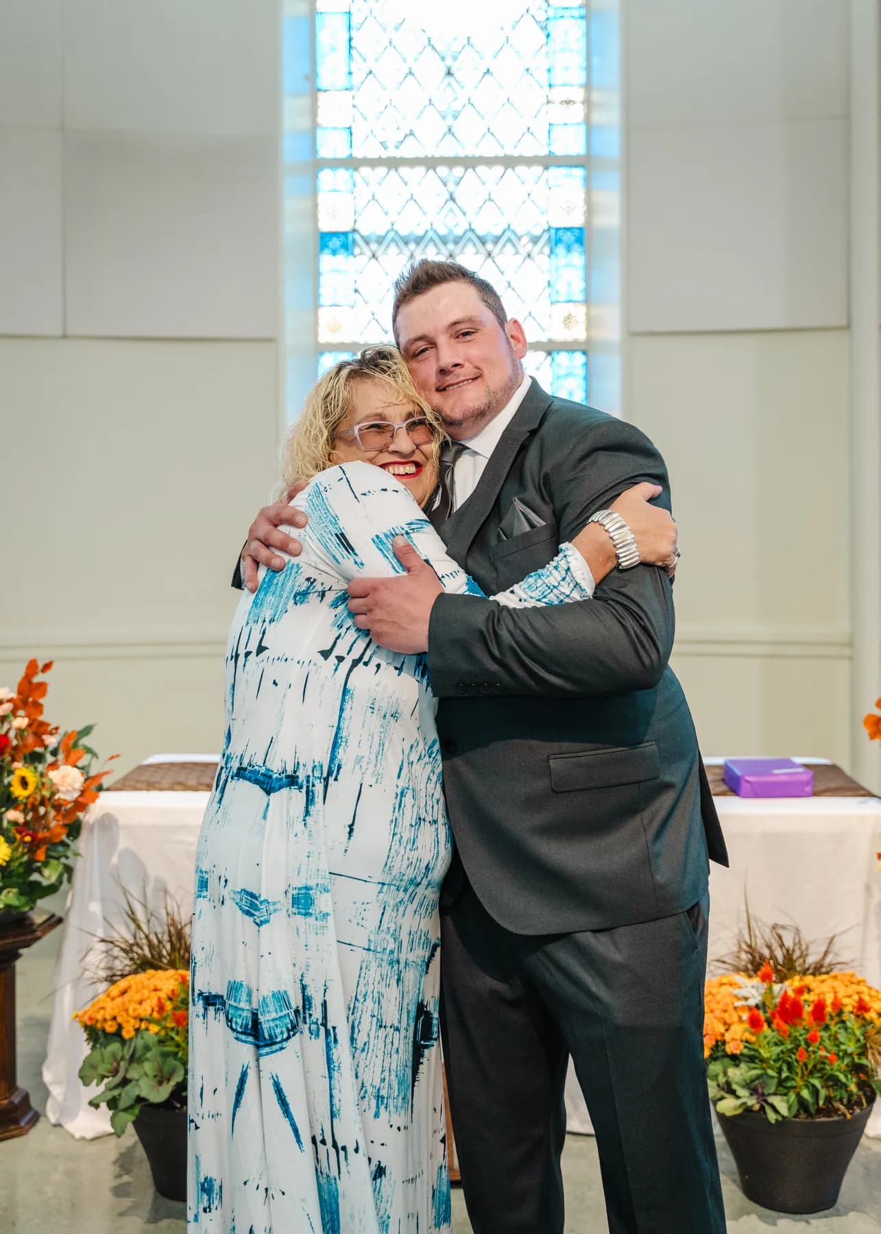 Portraits of reception guests at Kody and Jaz’s wedding.