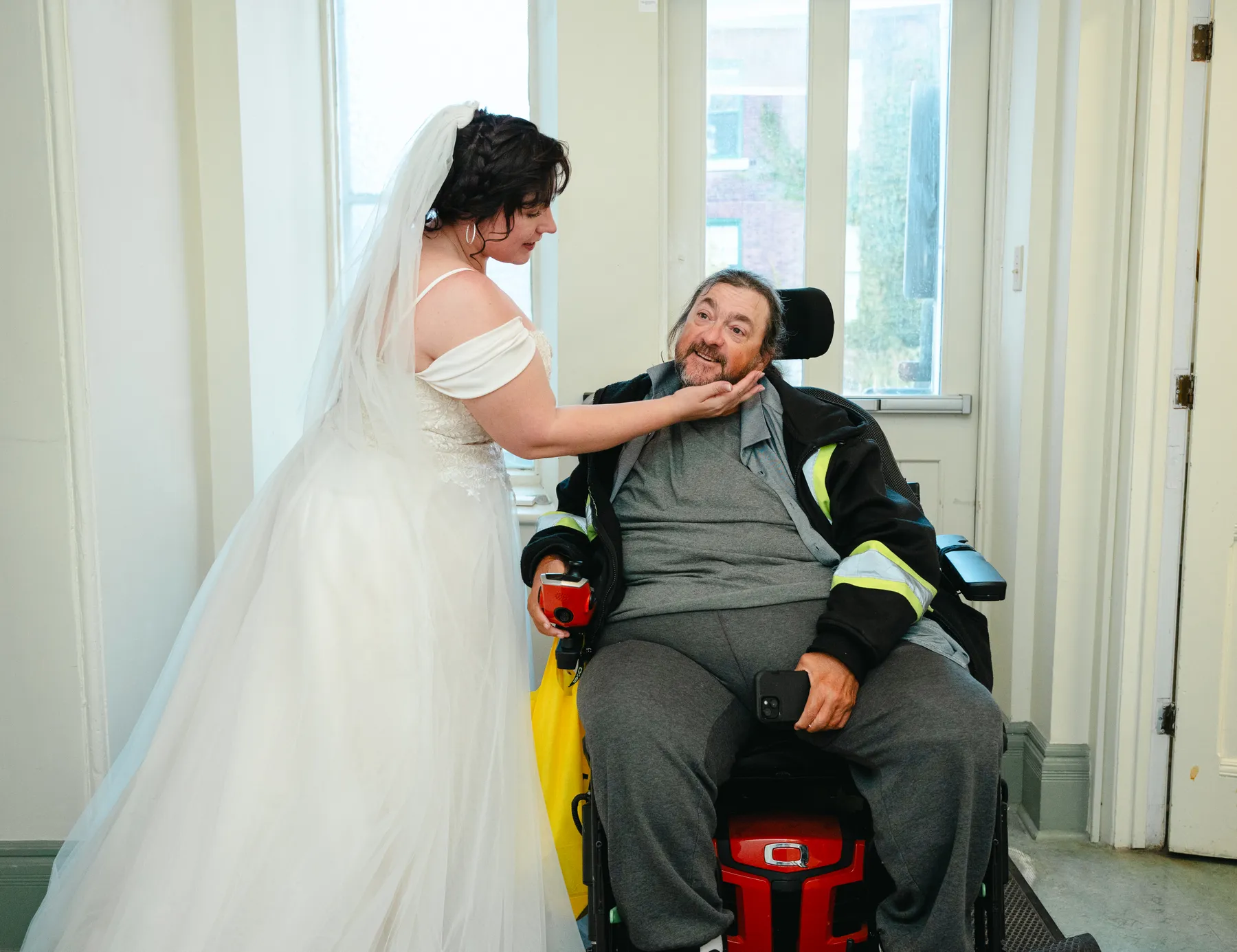 Guests sharing moments together at the reception at Kody and Jaz’s wedding.
