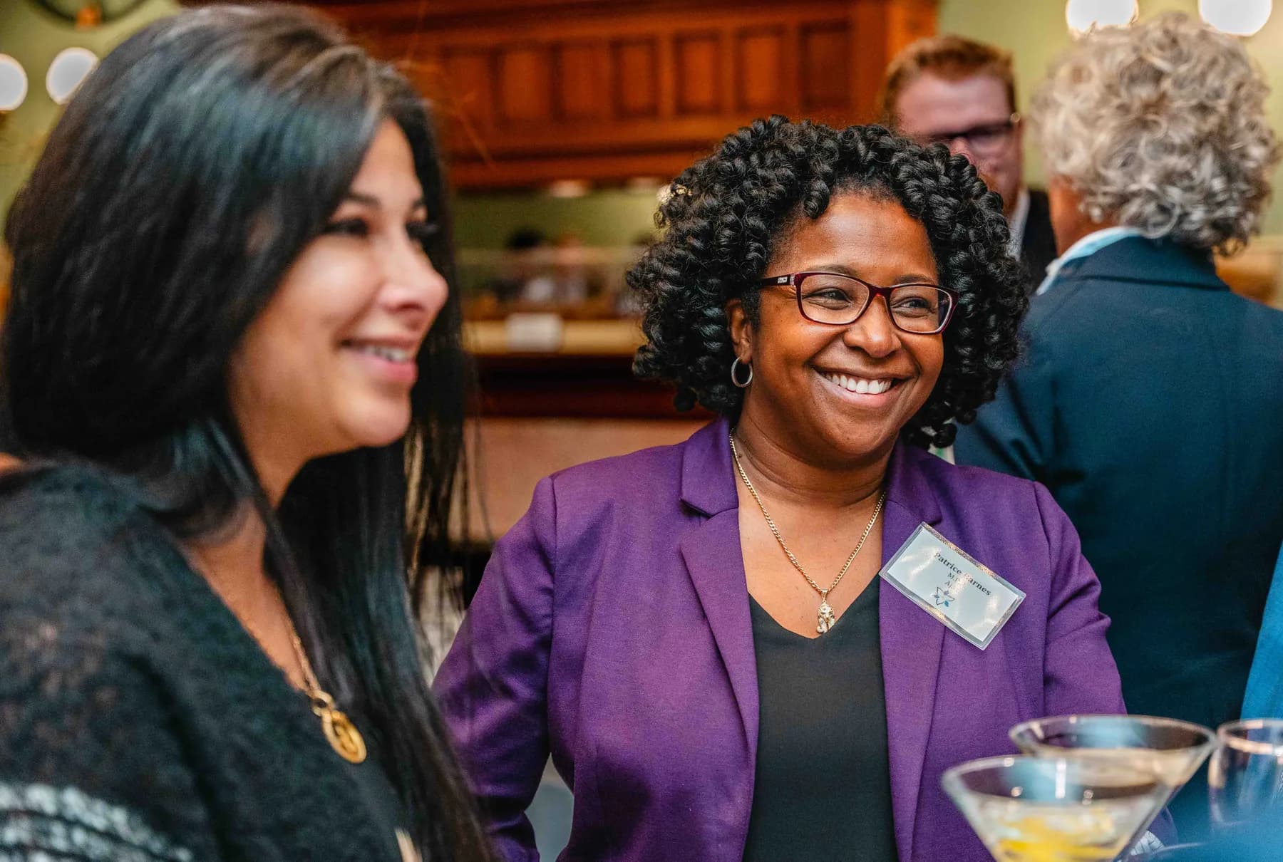 Participants networking at the IBAO event at Queen’s Park.