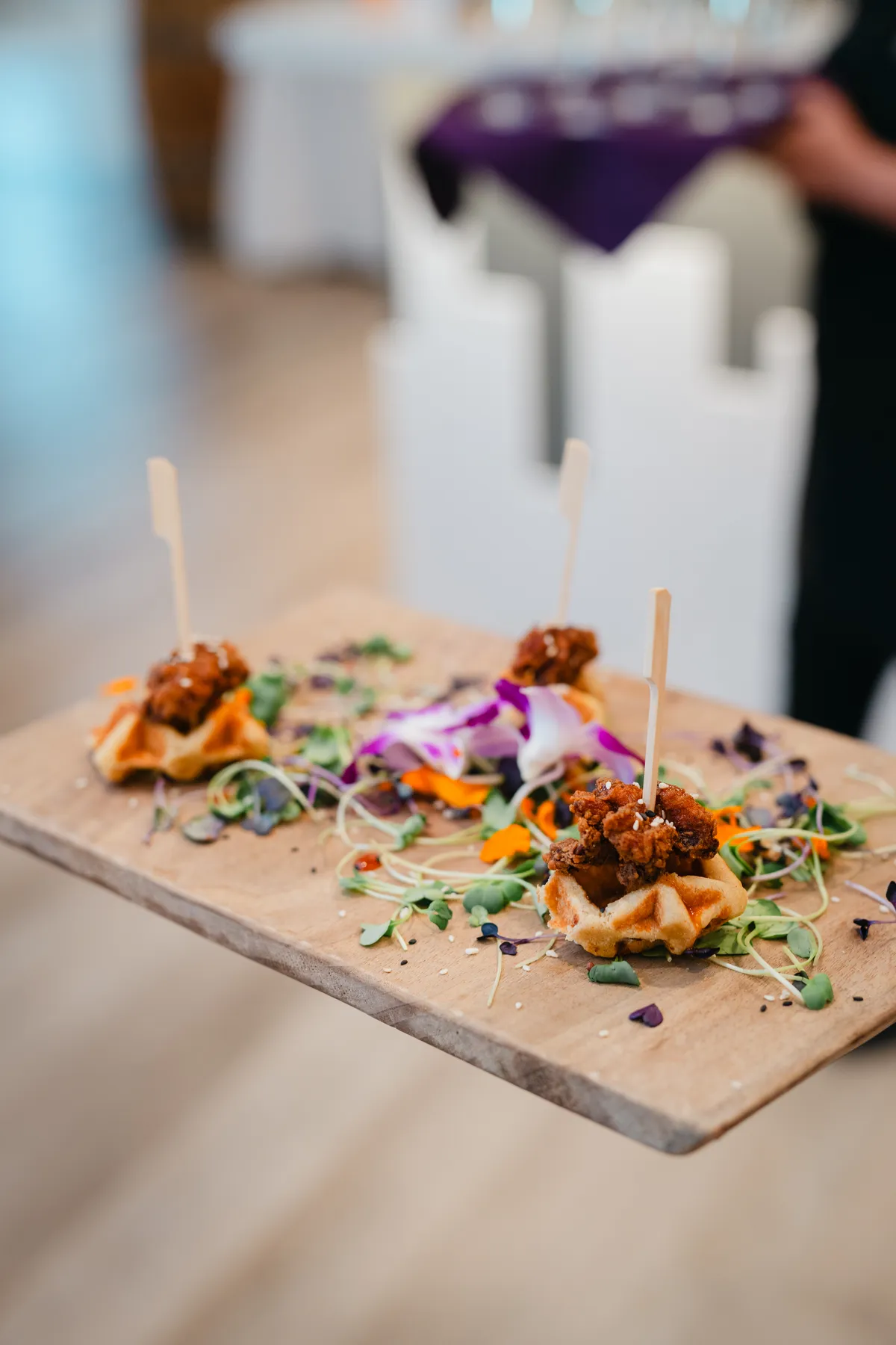 Halloween appetizers and grazing table details at Jenna and Jake’s Halloween party.