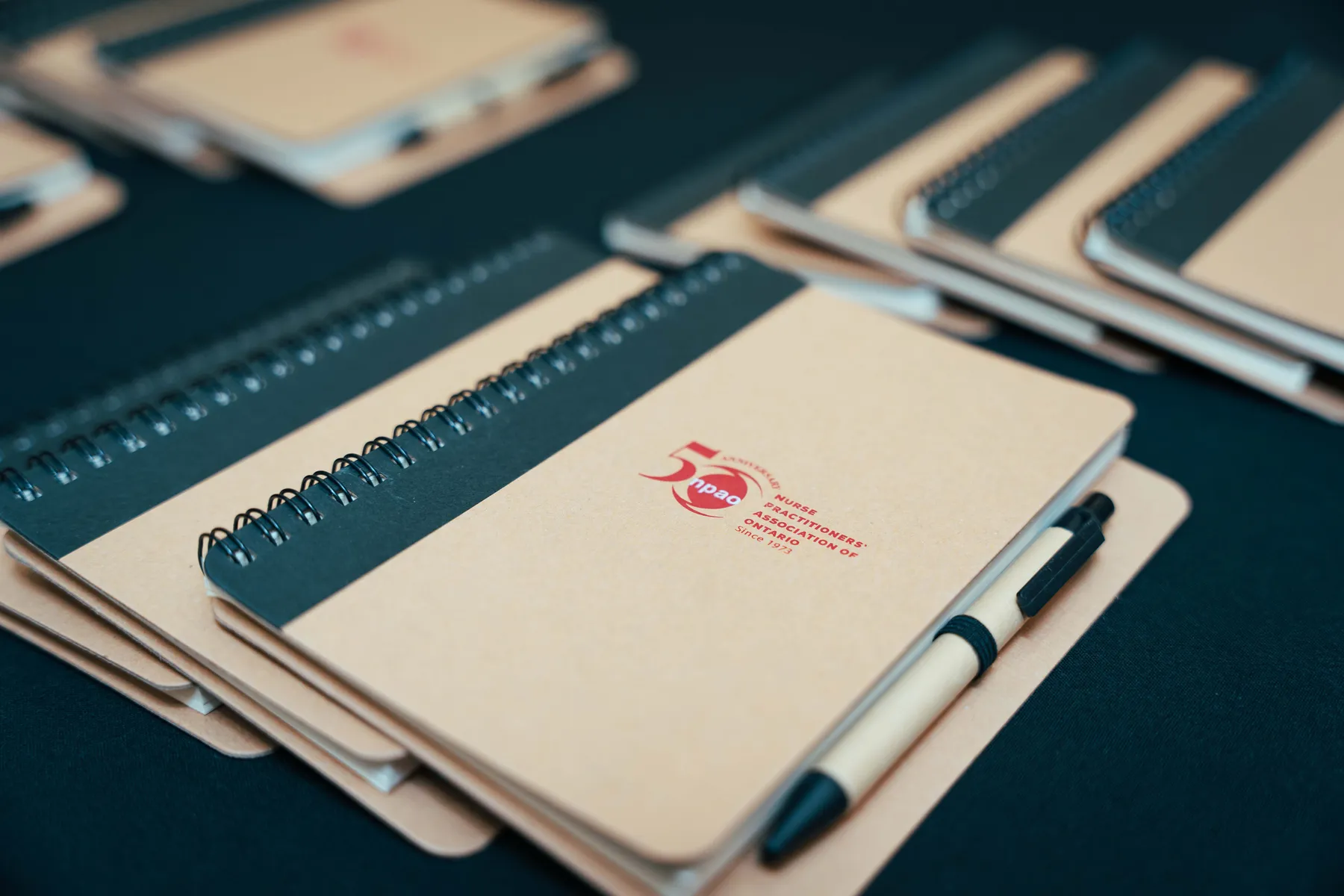 Notebooks prepared for the event at the NPAO event at Queen’s Park.