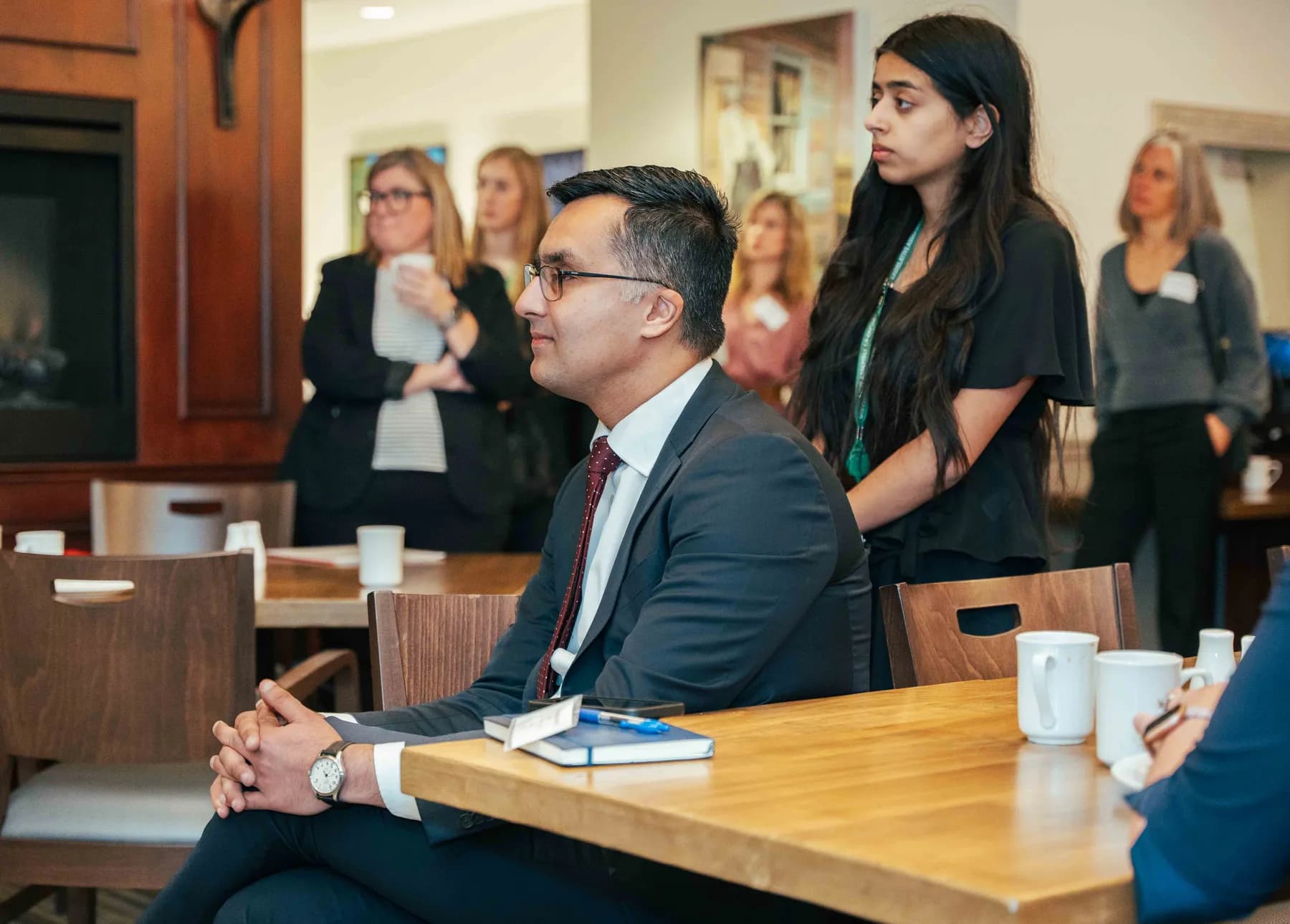 Participants watching the speaker at the NPAO event at Queen’s Park.