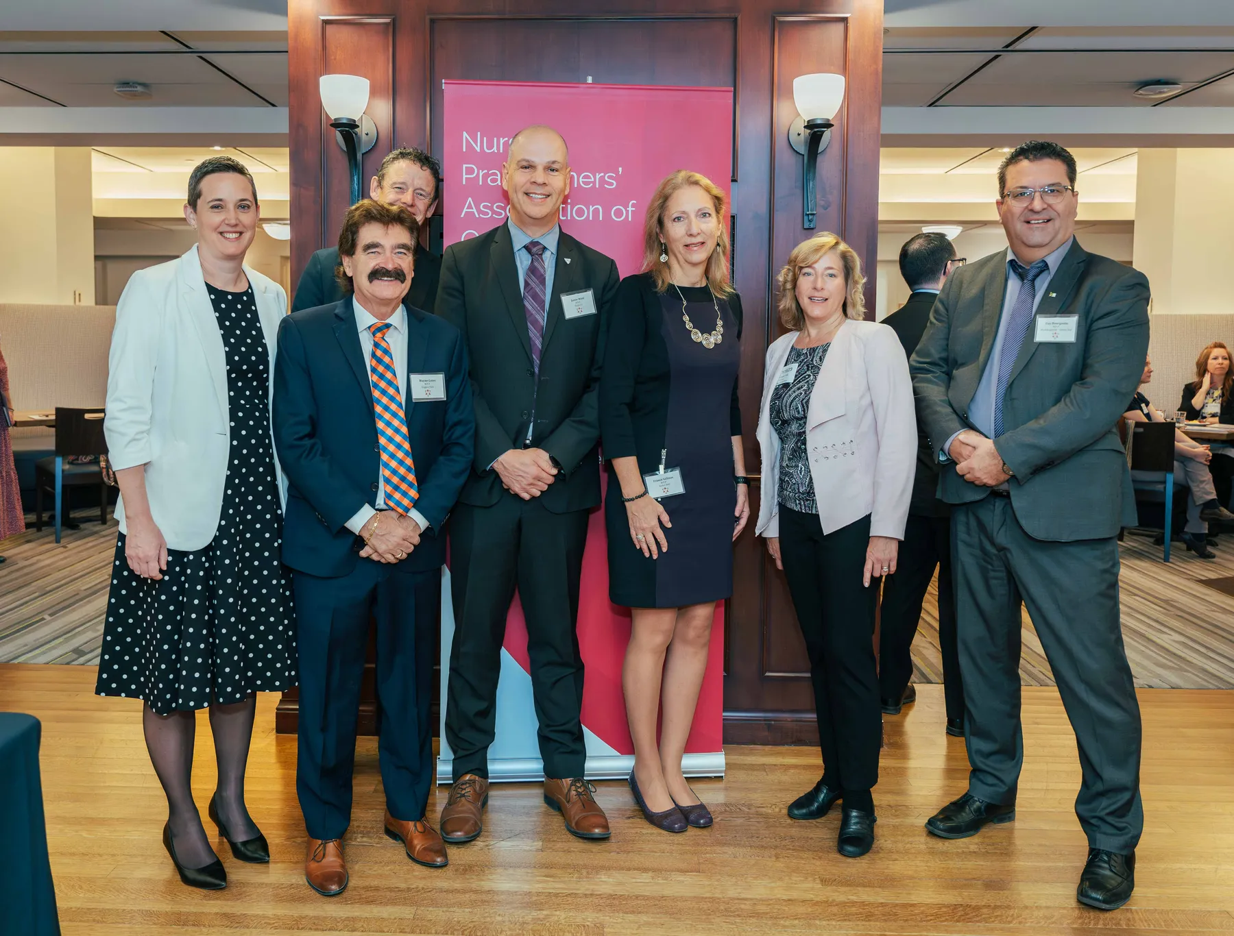Participants posing together at the NPAO event at Queen’s Park.