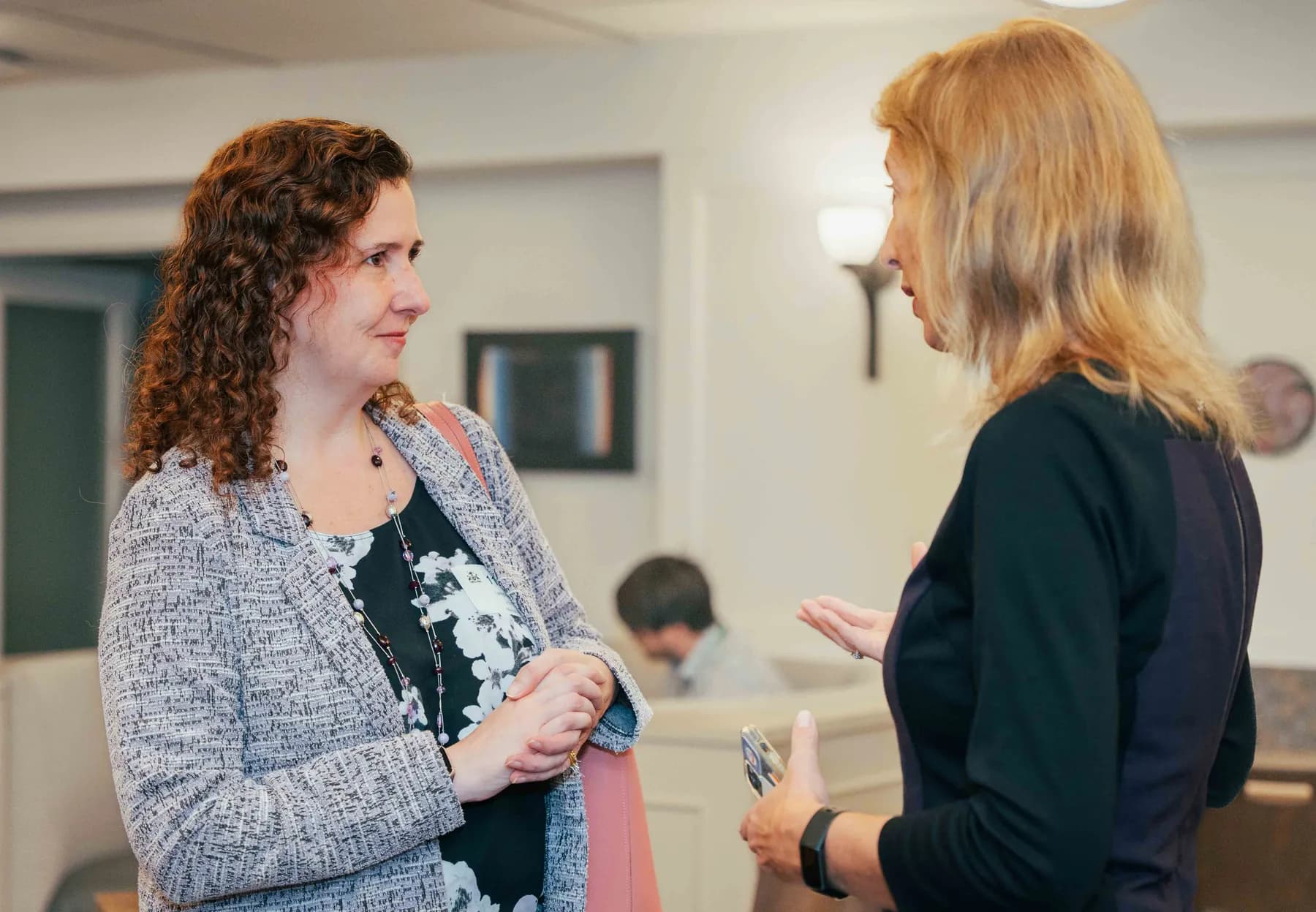 Participants in conversation at the NPAO event at Queen’s Park.
