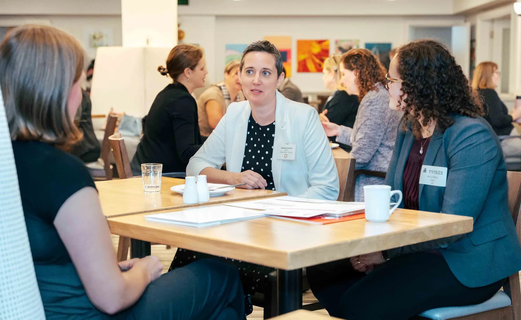 Participants in a meeting at the NPAO event at Queen’s Park.