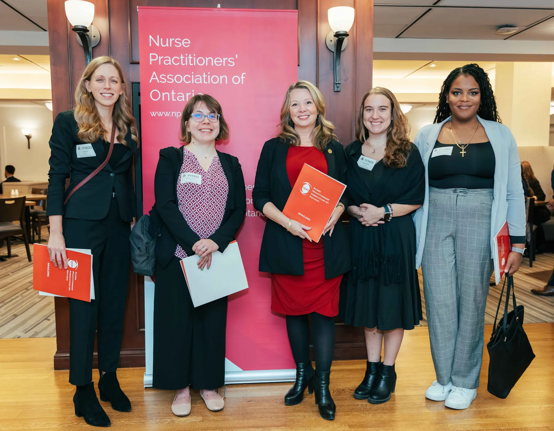 Participants posing together at the NPAO event at Queen’s Park.