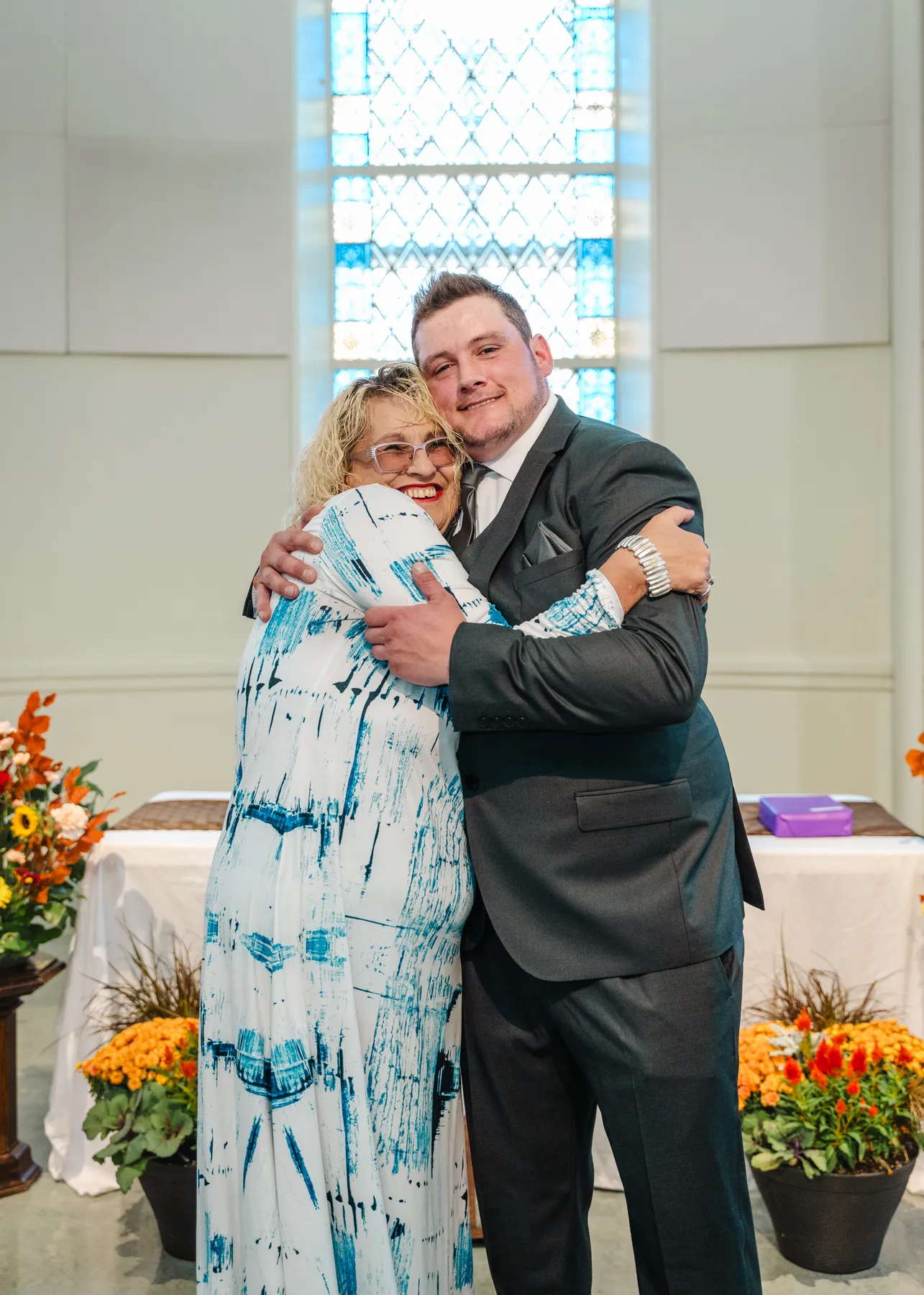 Portraits of reception guests at Kody and Jaz’s wedding.