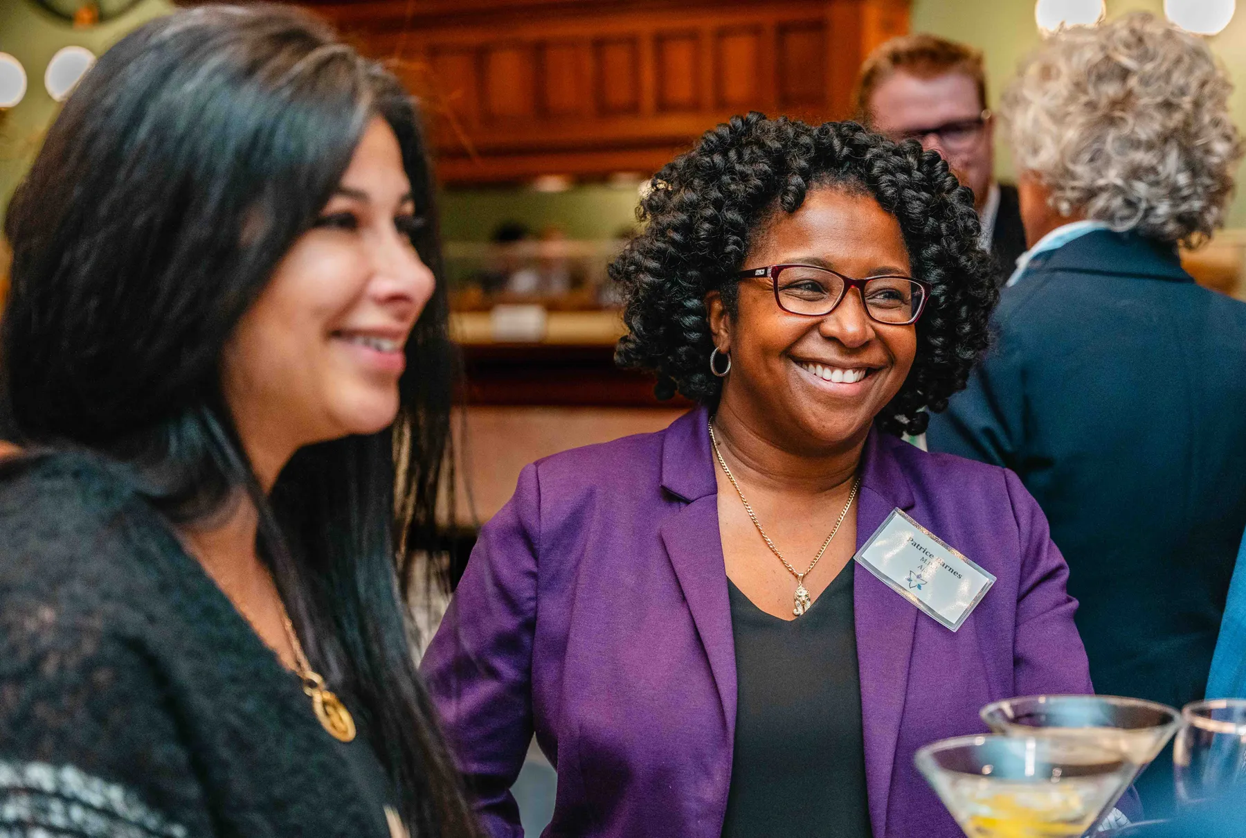 Participants networking at the IBAO event at Queen’s Park.